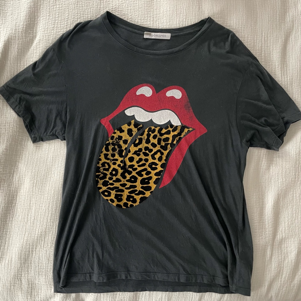 Daydreamer Rolling Stone Leopard TShirt